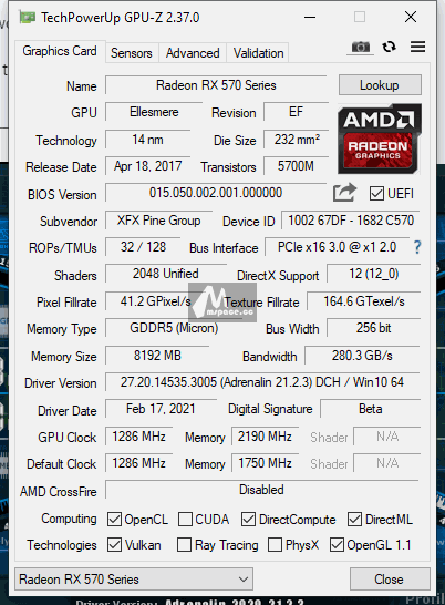 图片[12]-让 AMD RX580 2048SP 在黑苹果下免驱 超详细刷 vBIOS 教程